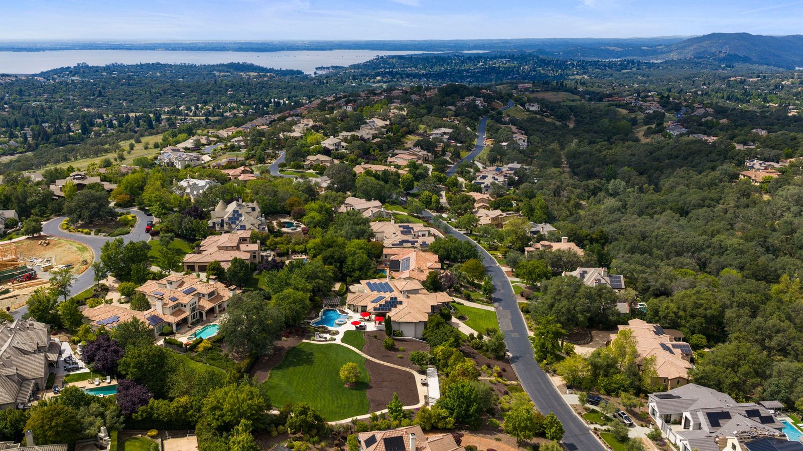 El Dorado Hills from above